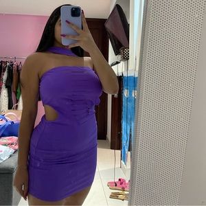 Purple mini dress💟